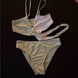Two-Tone Bikini Set